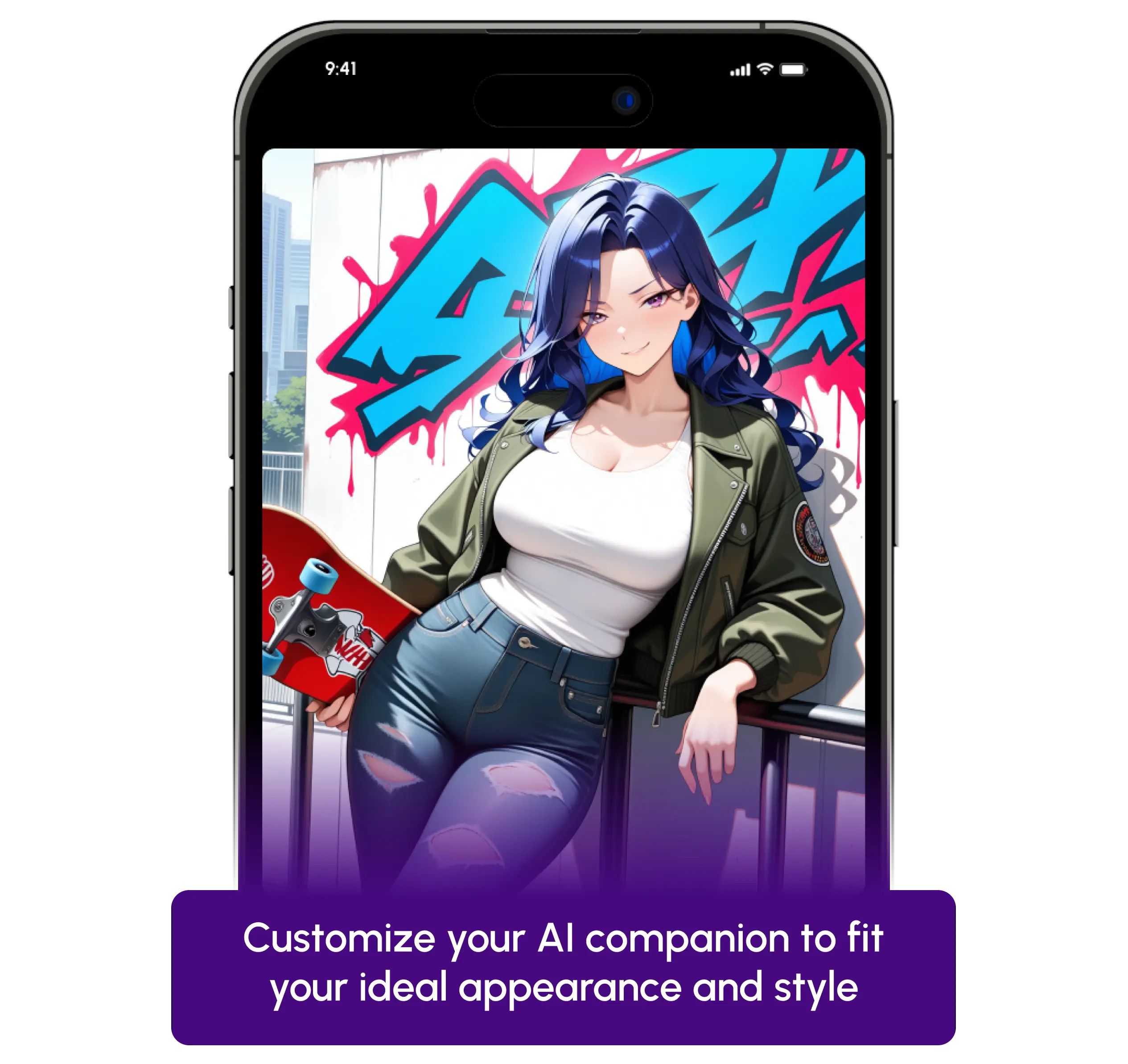 Nomi AI companion customization screen